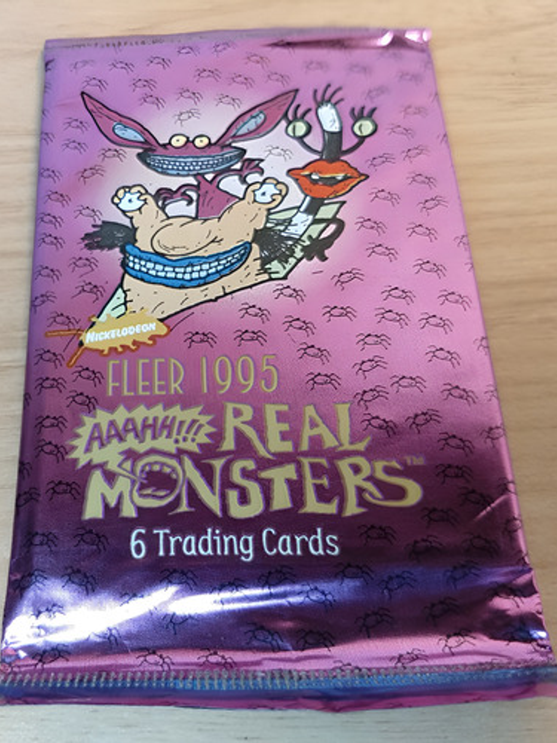 Sobre 6 Cartas 1995 Monstruos De Verdad Nickelodeon Monsters 1