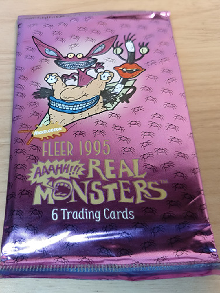 Sobre 6 Cartas 1995 Monstruos De Verdad Nickelodeon Monsters 1
