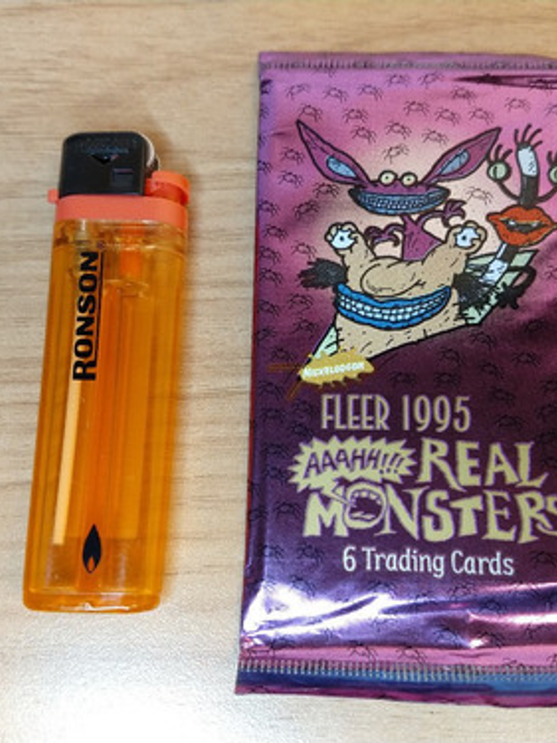 Sobre 6 Cartas 1995 Monstruos De Verdad Nickelodeon Monsters 2