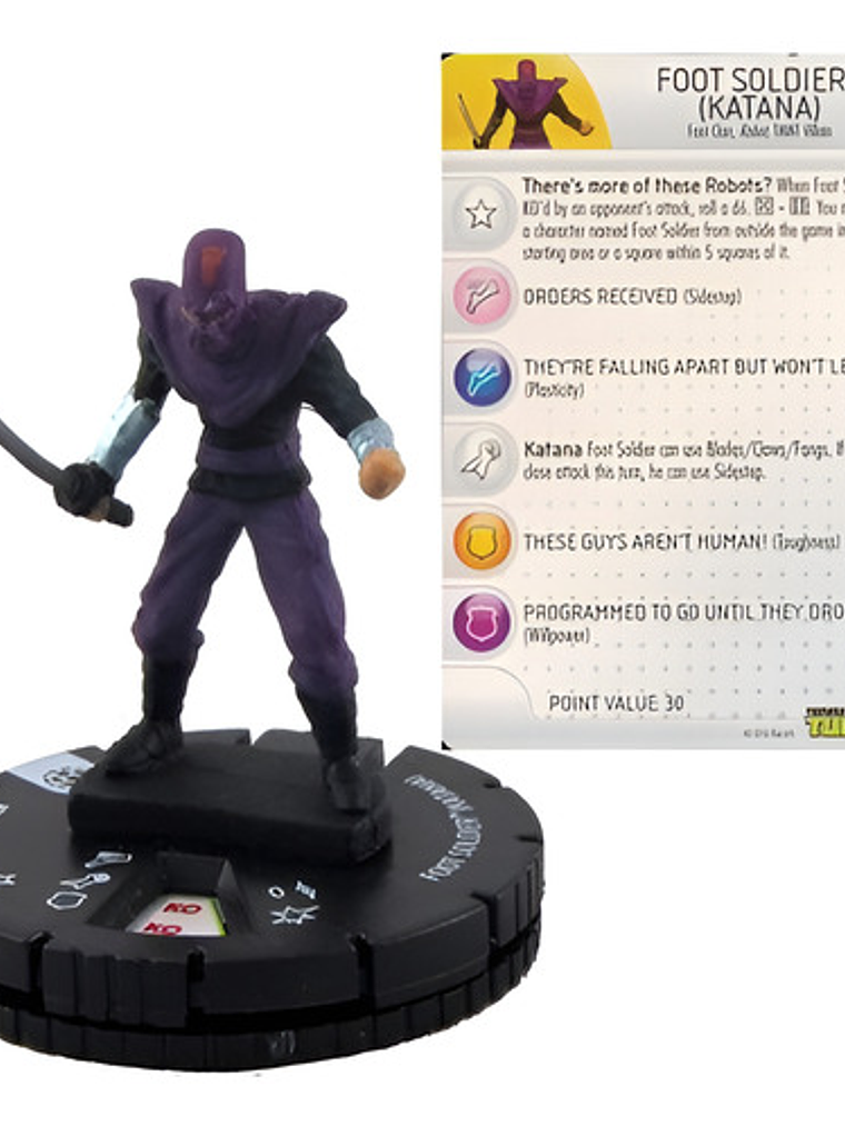 Foot Soldier (katana) #009 Tmnt Ninja Turtles Heroclix 1