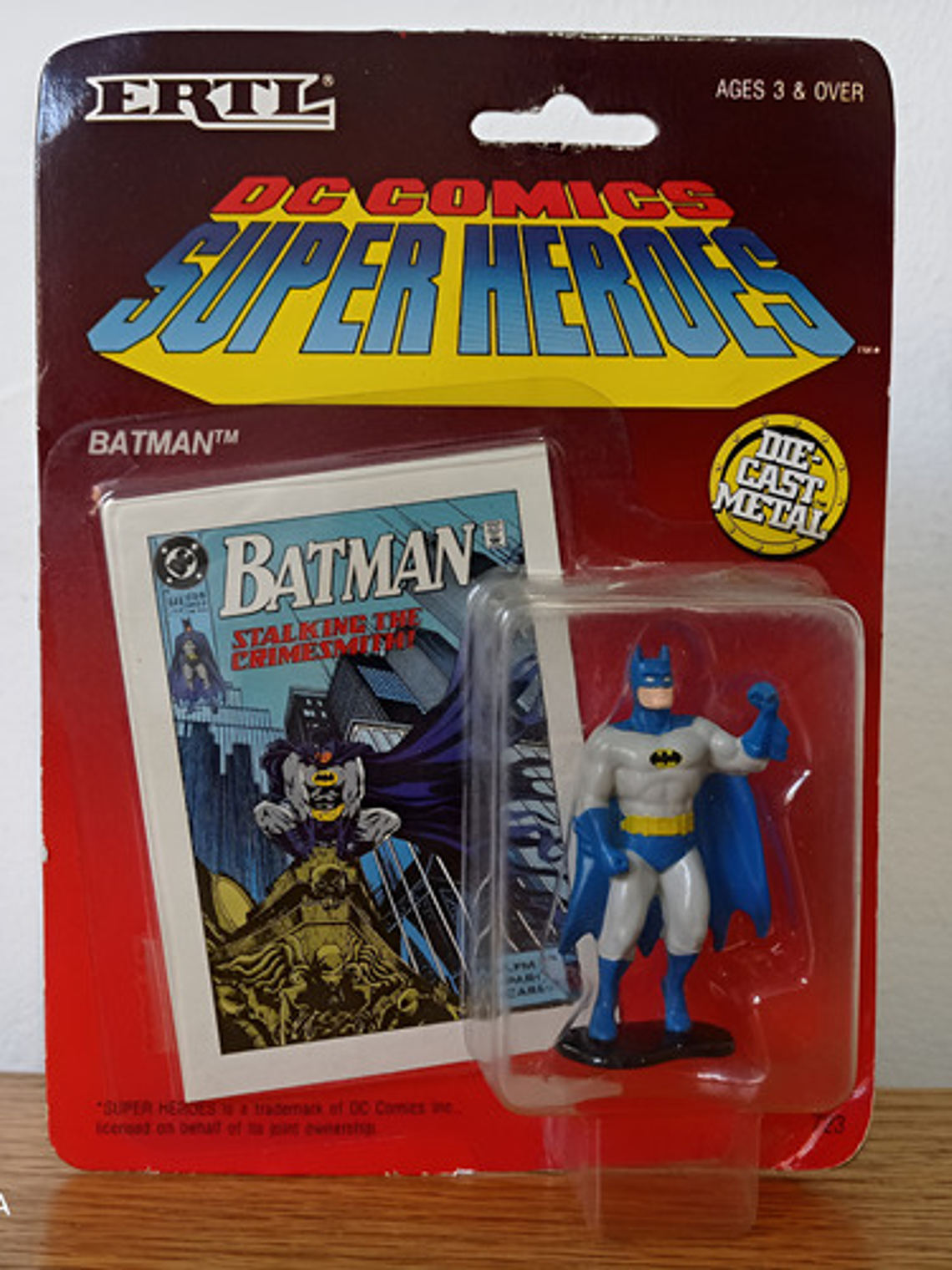 Batman 1990 Diecast Metal Dc Comics Super Heroes 1