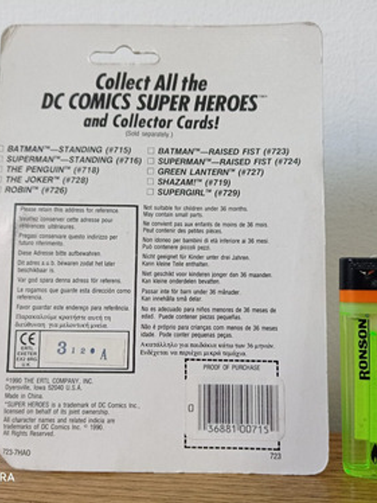 Batman 1990 Diecast Metal Dc Comics Super Heroes 3