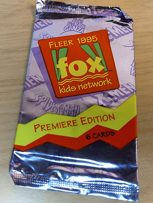 Sobre 6 Cartas Spider-man X-men Tick Eek 90s Fox Kids