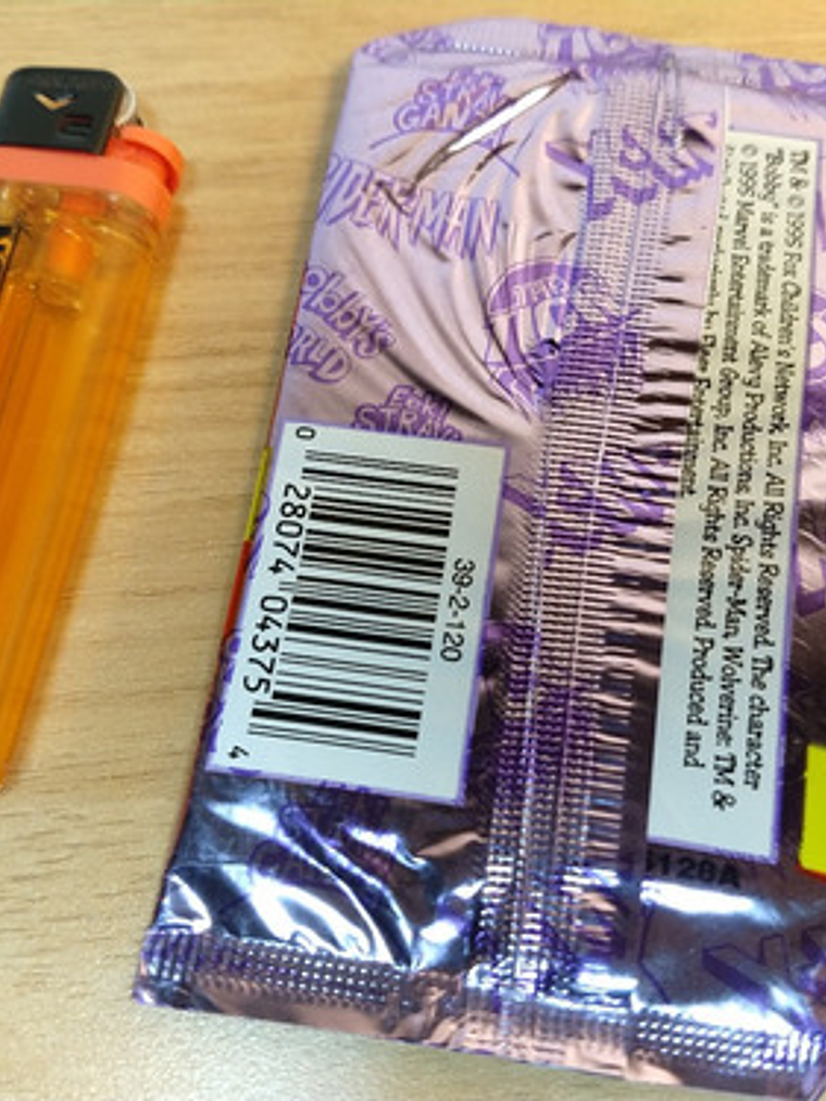 Sobre 6 Cartas Spider-man X-men Tick Eek 90s Fox Kids 2