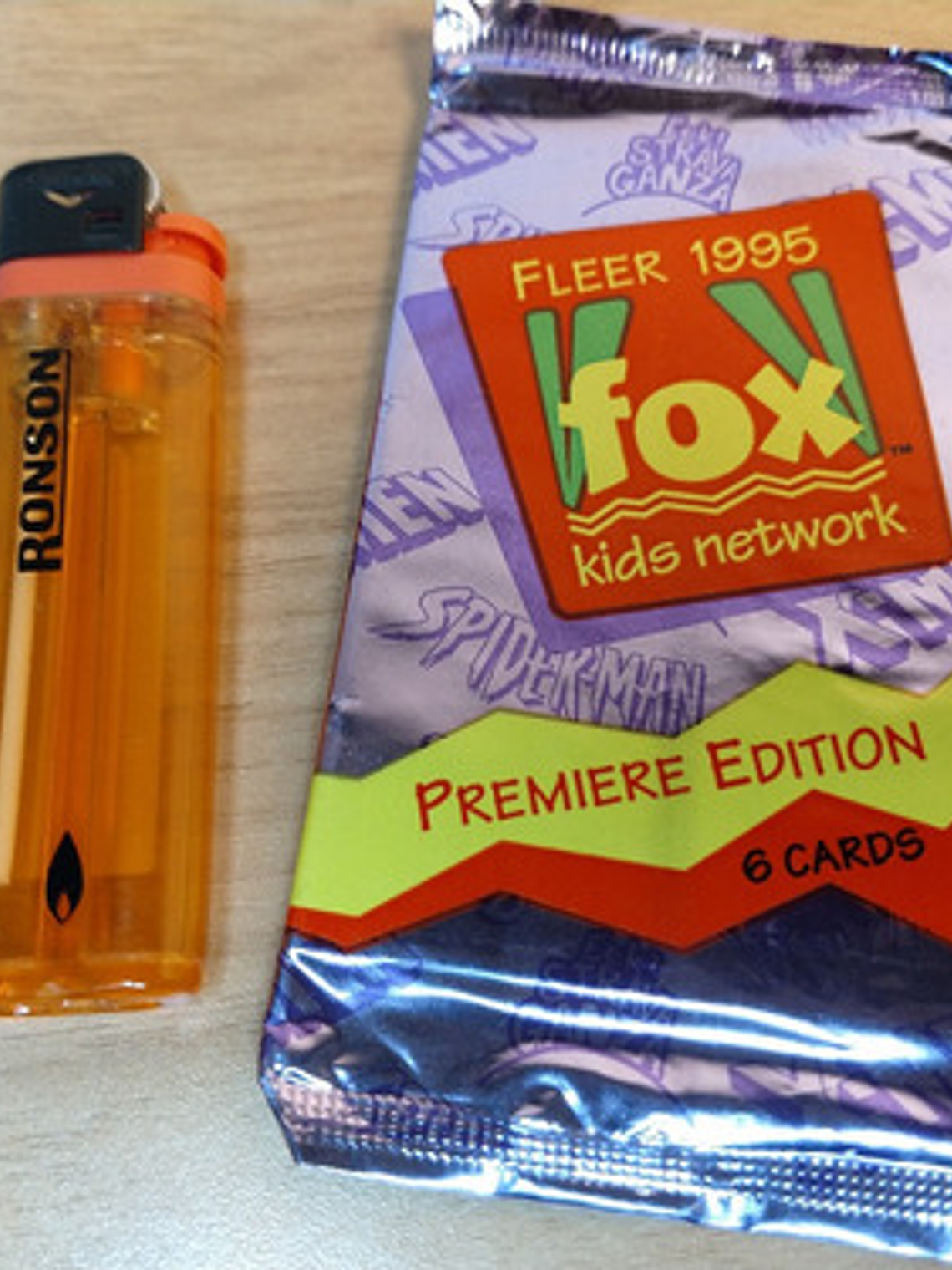 Sobre 6 Cartas Spider-man X-men Tick Eek 90s Fox Kids 3