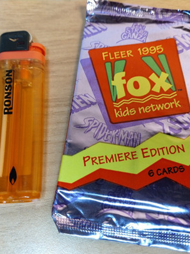 Sobre 6 Cartas Spider-man X-men Tick Eek 90s Fox Kids 3