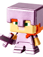 Figura Minecraft - Alex With Enchanted Armor - Mini Mattel - Miniatura 1
