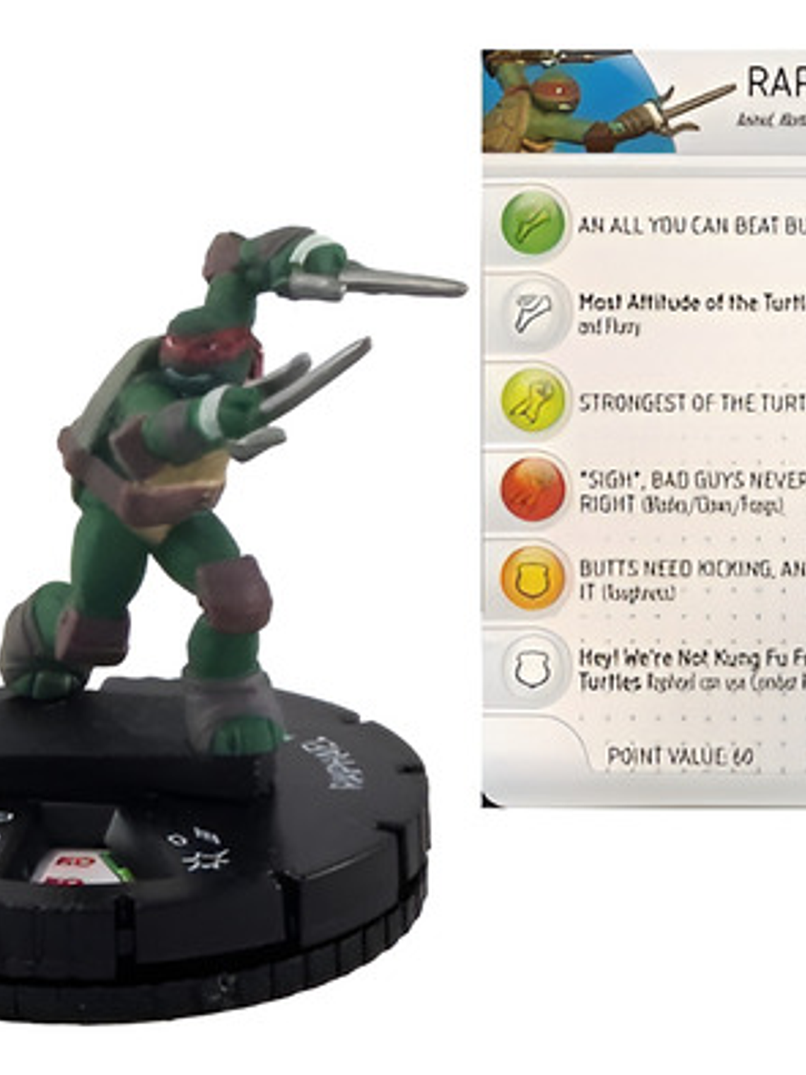 Raphael #025 Tmnt Teenage Mutant Ninja Turtles Heroclix 1