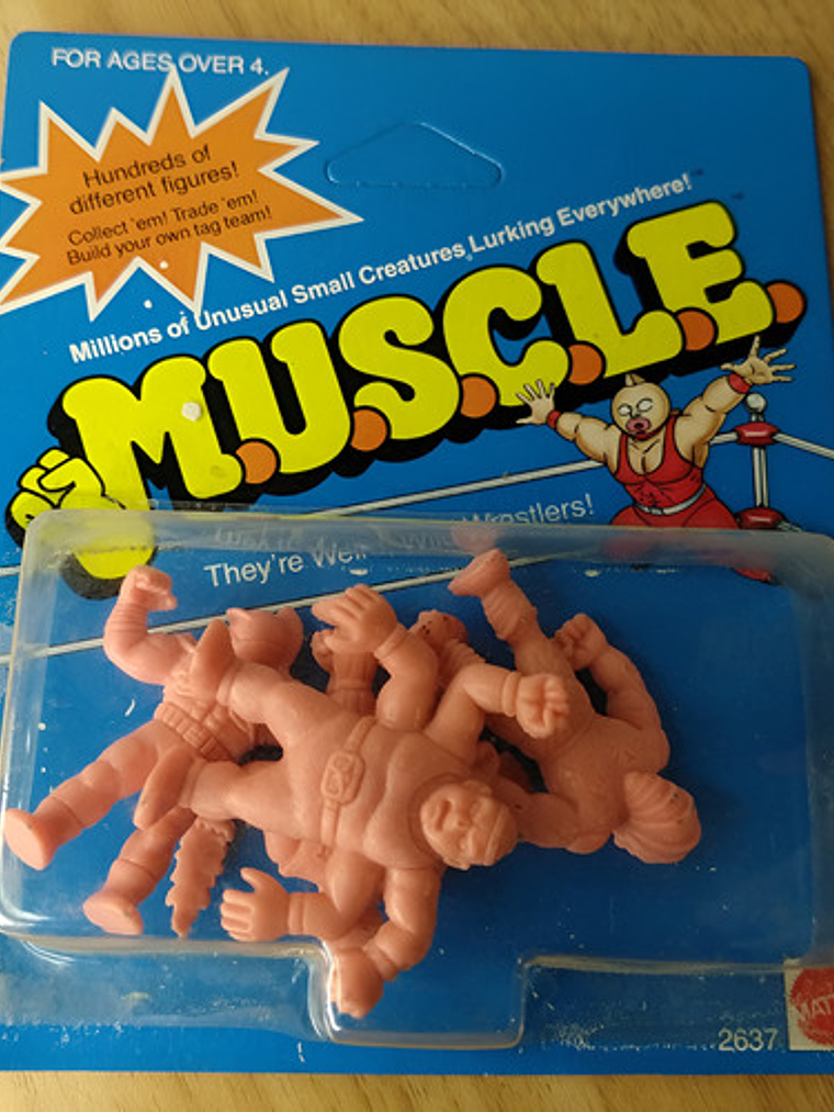 Muscle Figuras (detalle) Mattel Bandai 1985 1