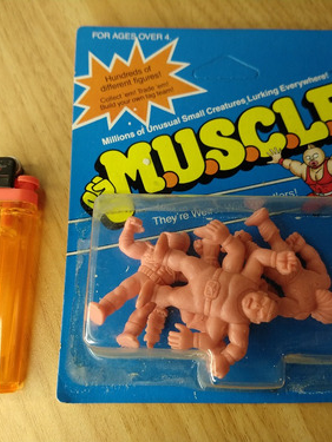 Muscle Figuras (detalle) Mattel Bandai 1985 2