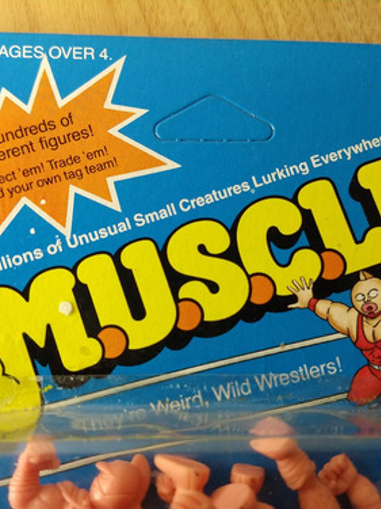 Muscle Figuras (detalle) Mattel Bandai 1985 4