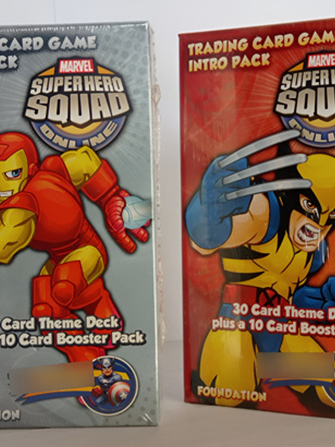 Set 2x Marvel Super Hero Squad Foundation Tcg Juego Cartas 1