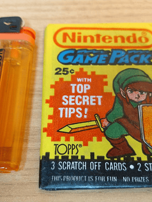 Sobre 5 Cartas Nintendo 1989 Gamepack Link