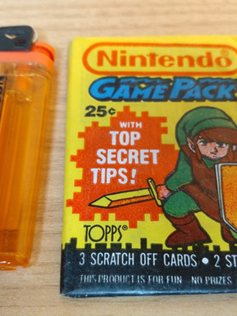 Sobre 5 Cartas Nintendo 1989 Gamepack Link 2