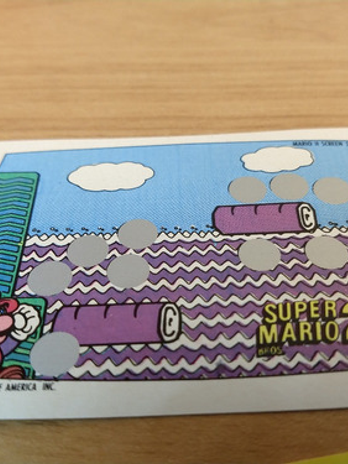 Sobre 5 Cartas Nintendo 1989 Gamepack Link 8