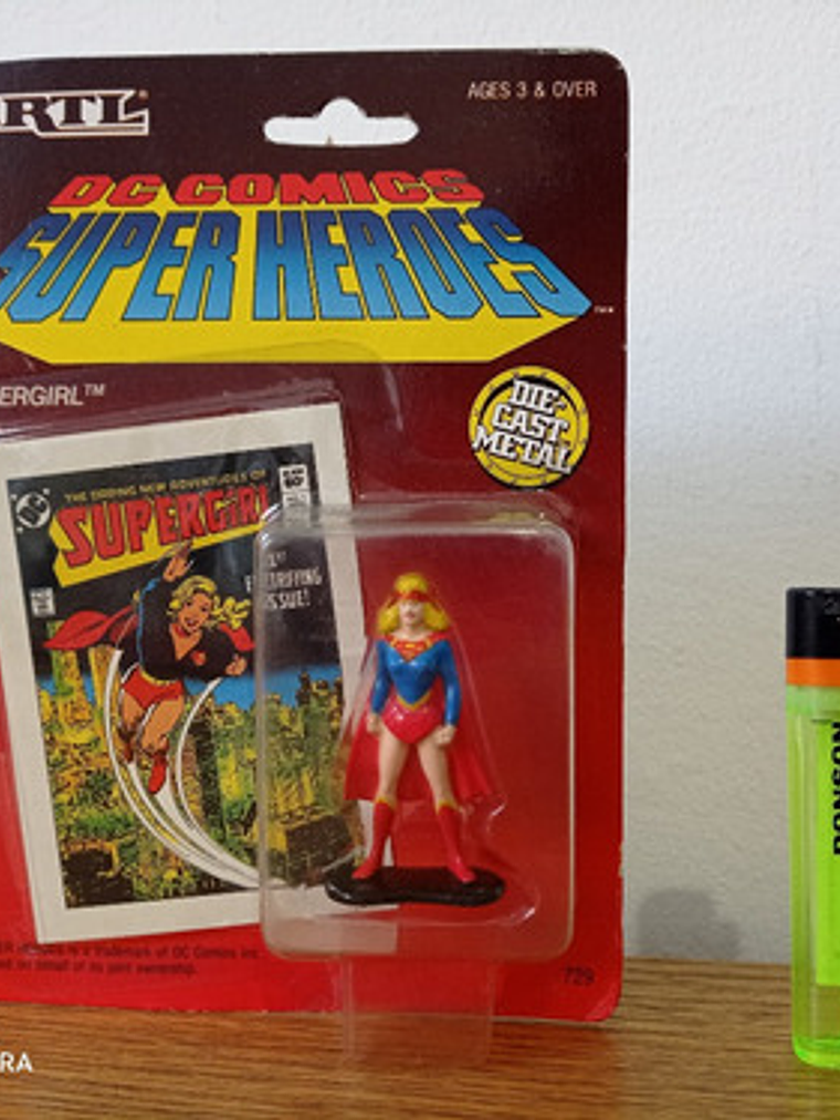 Supergirl 1990 Diecast Metal Dc Comics Super Heroes 2