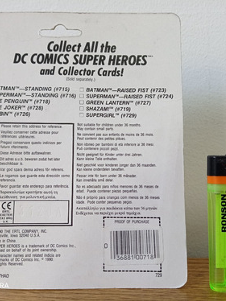 Supergirl 1990 Diecast Metal Dc Comics Super Heroes 3