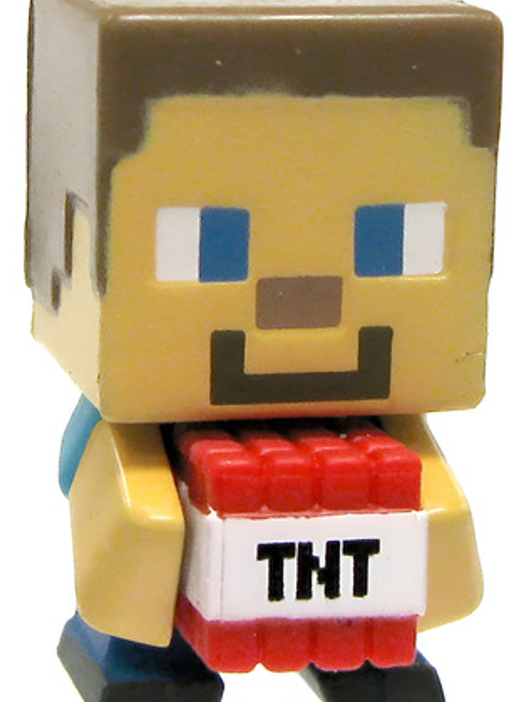 Figura Minecraft - Tnt Steve - Mini Mattel 1