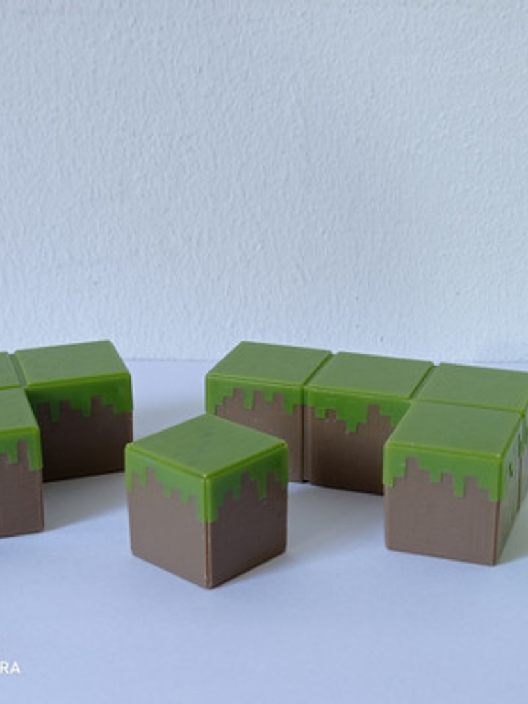 Figuras Cubos Pasto Minecraft Grasscubes 2
