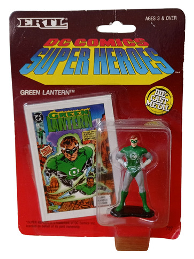 Green Lantern 1990 Diecast Metal Dc Comics Super Heroes 1