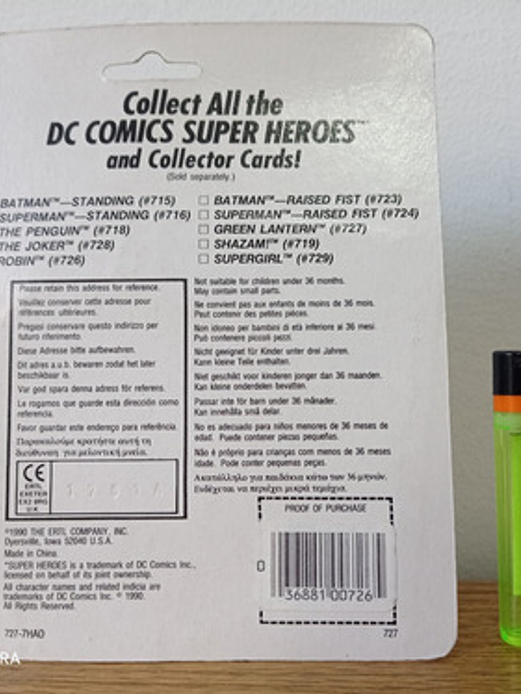 Green Lantern 1990 Diecast Metal Dc Comics Super Heroes 4