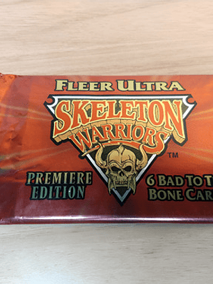 Sobre 6 Cartas Skeleton Warriors 90s
