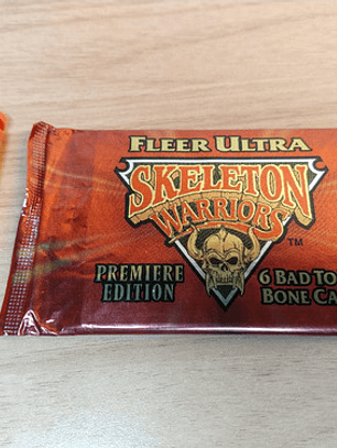 Sobre 6 Cartas Skeleton Warriors 90s