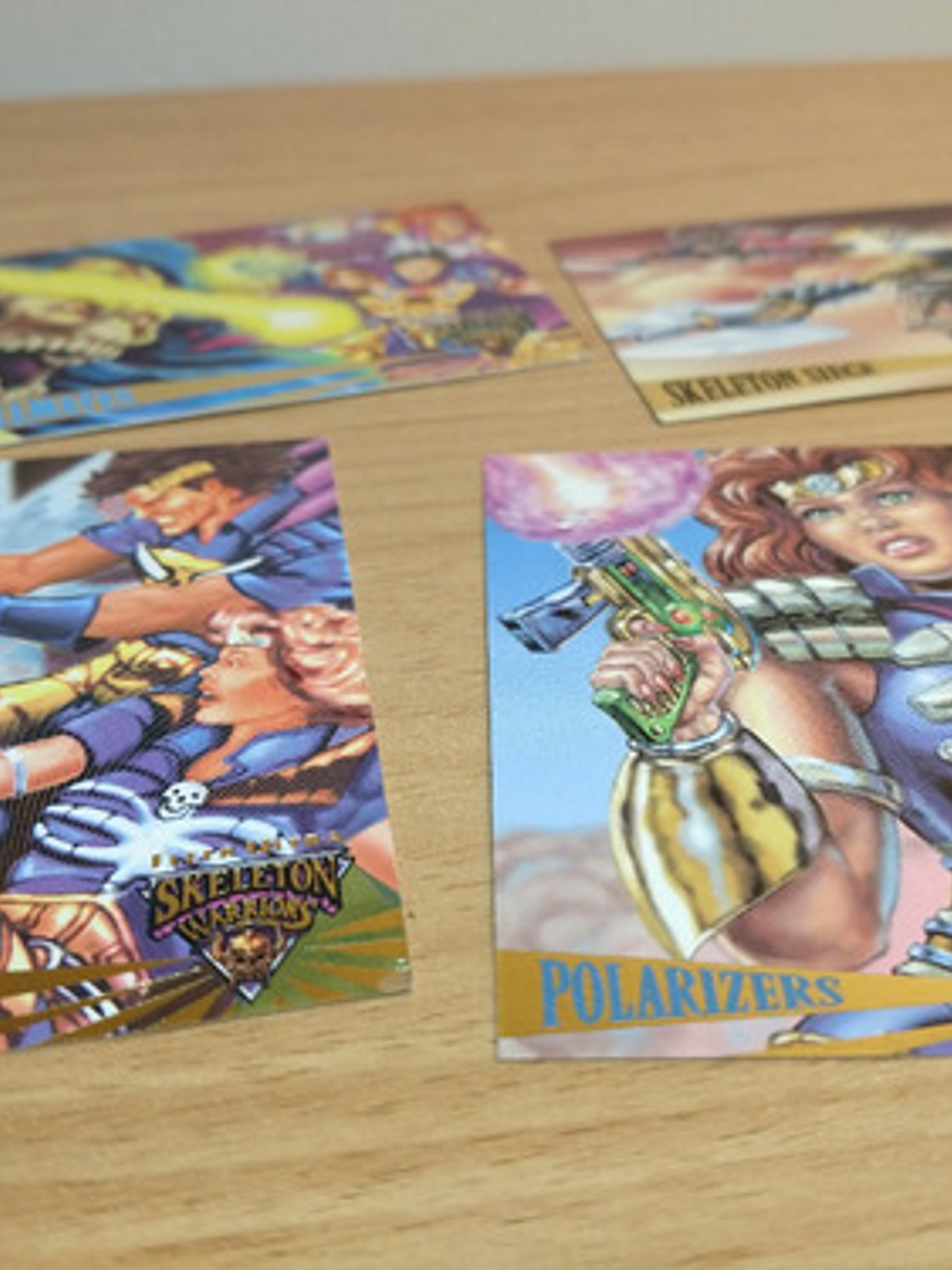 Sobre 6 Cartas Skeleton Warriors 90s 5