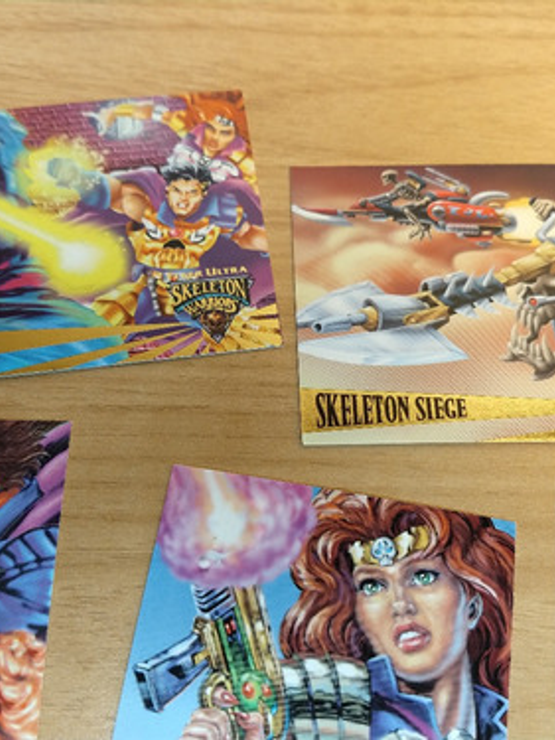 Sobre 6 Cartas Skeleton Warriors 90s 7