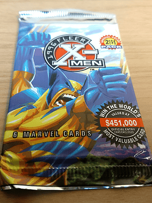 Sobre 6 Cartas X-men 1996 90s