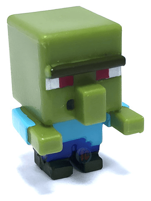 Figura Minecraft - Zombie Villager - Mini Mattel