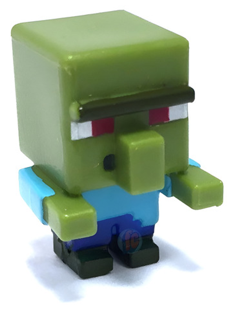 Figura Minecraft - Zombie Villager - Mini Mattel 1