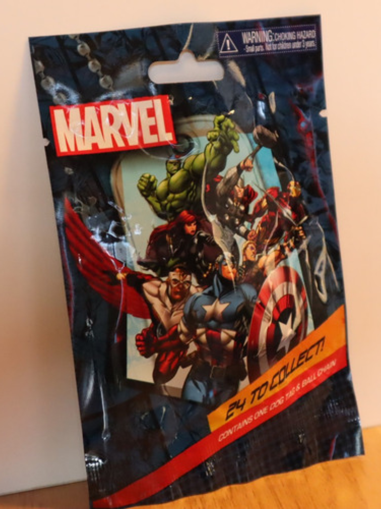 Sobre Dog Tag Y Cadena 2015 Neca Marvel 2