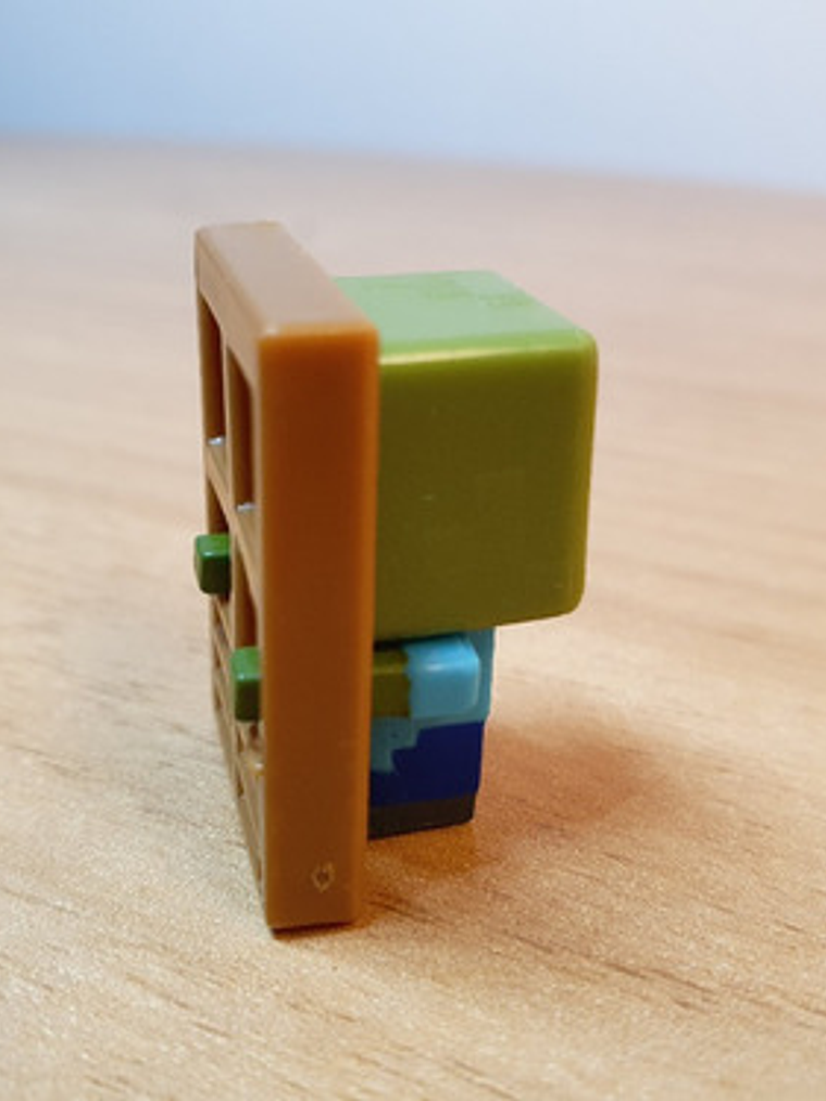 Figura Minecraft - Zombie At Door - Mini Mattel 4