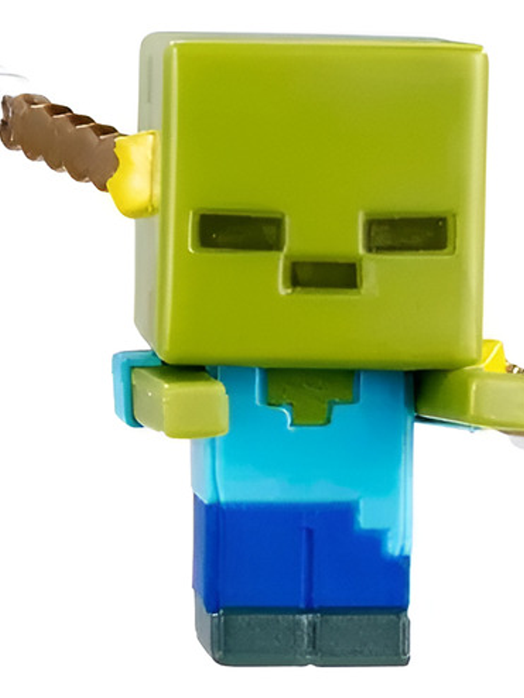 Figura Minecraft - Spectral Damage Zombie - Mini Mattel 1