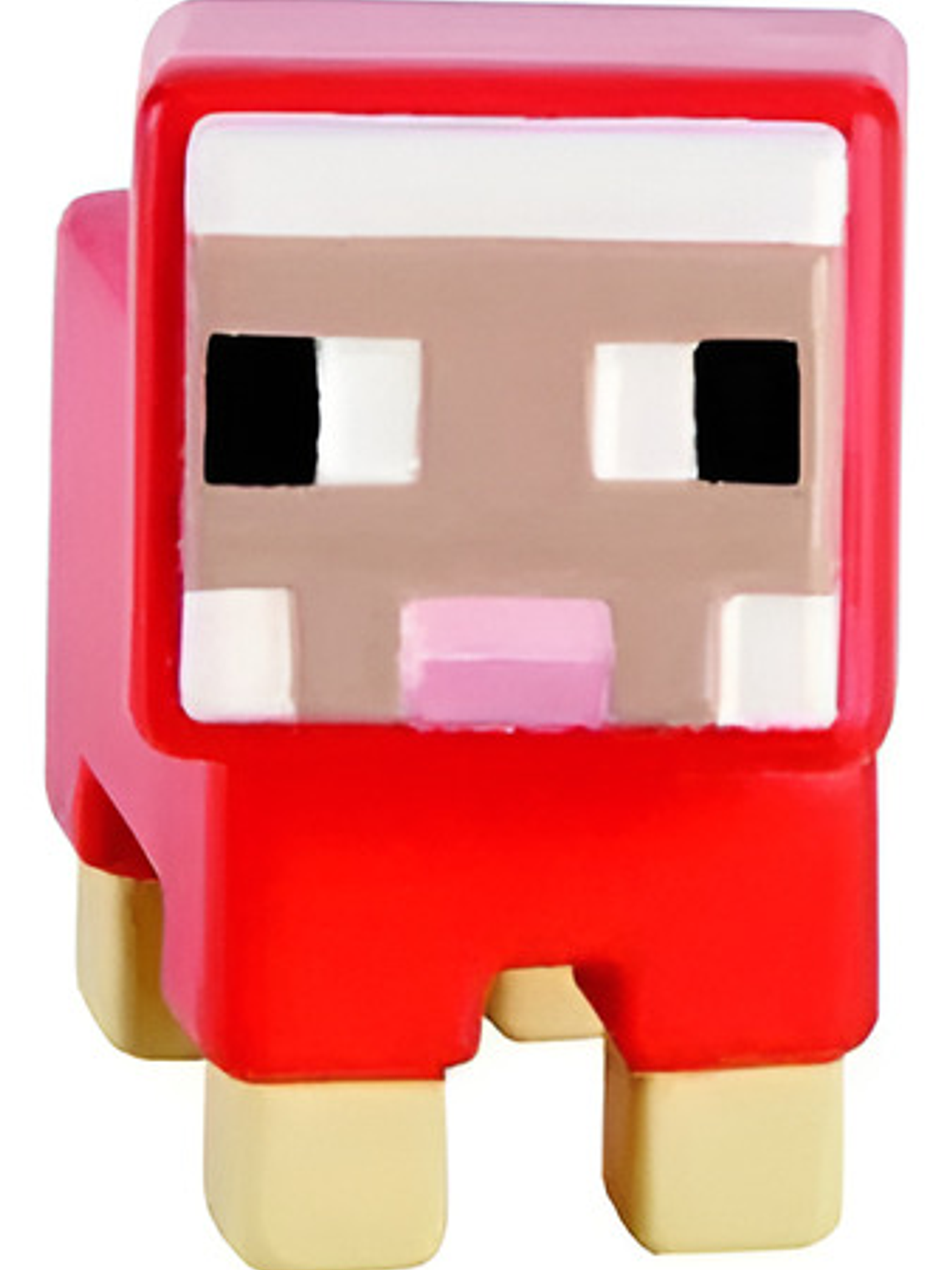 Figura Minecraft - Red Dyed Sheep - Mini Mattel 1