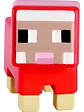 Figura Minecraft - Red Dyed Sheep - Mini Mattel - Miniatura 1