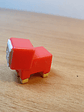 Figura Minecraft - Red Dyed Sheep - Mini Mattel - Miniatura 4