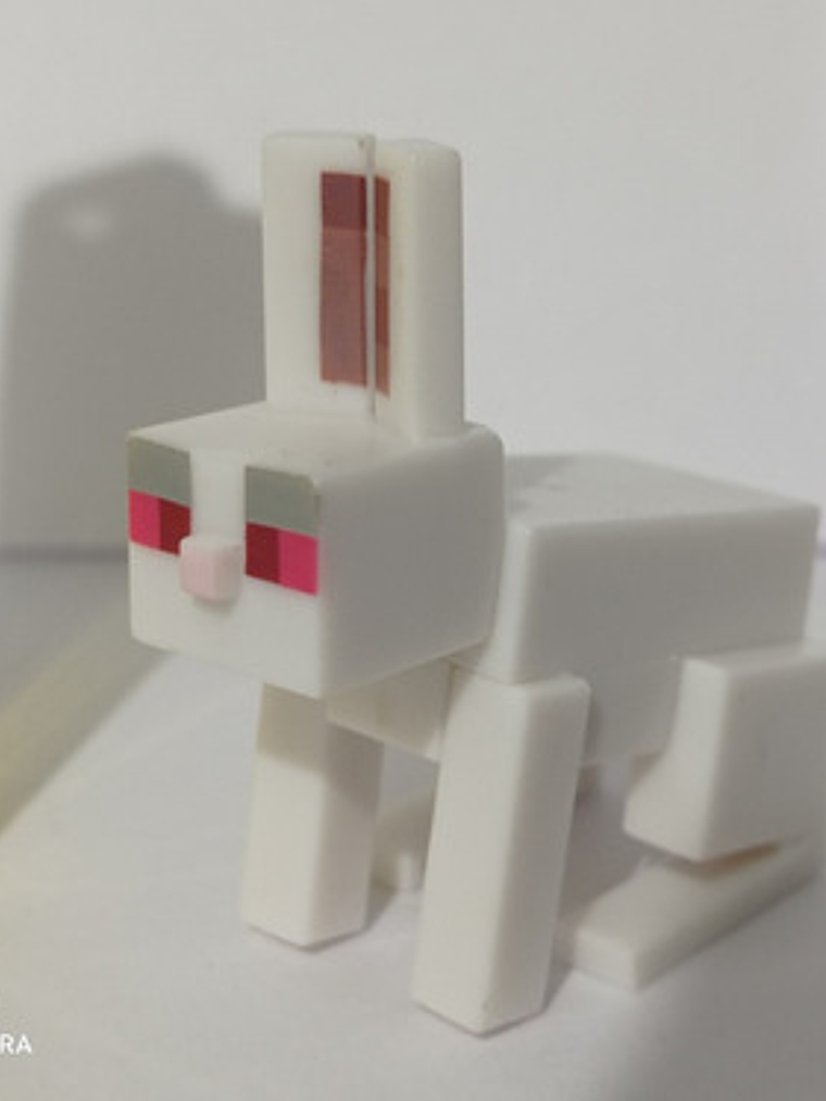 Figura Minecraft - 3x Bunnies - Jazwares 6