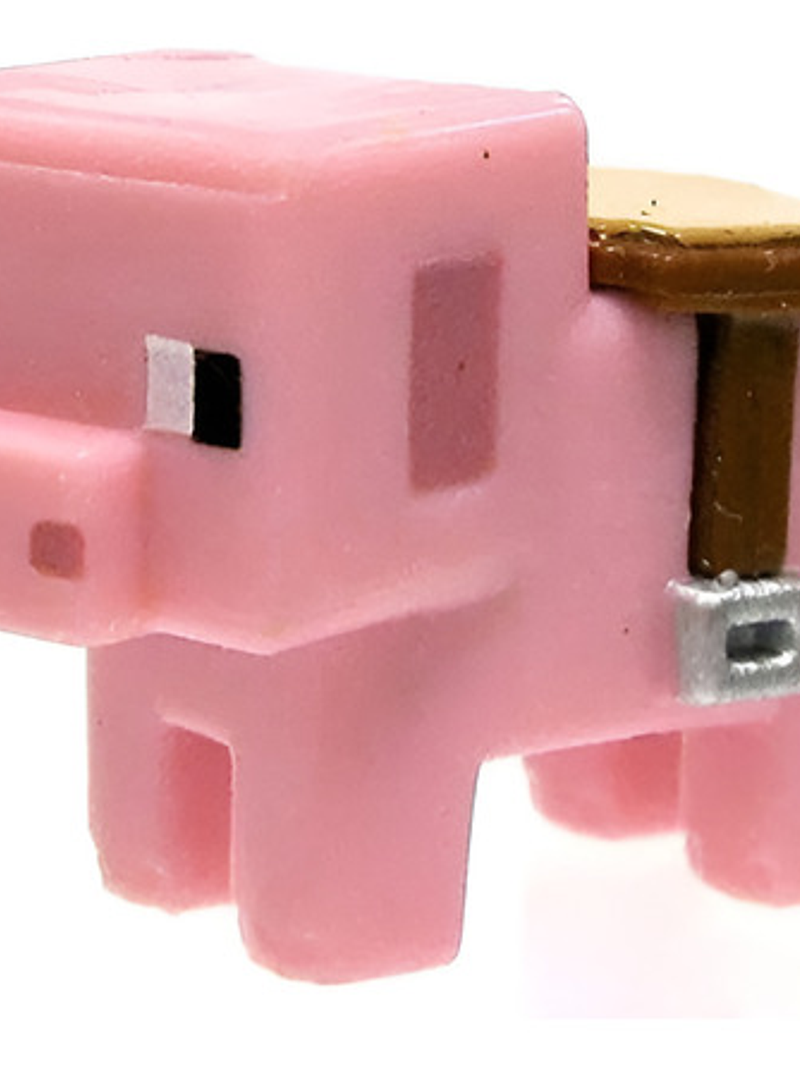 Figura Minecraft - Saddled Pig - Mini Mattel 1