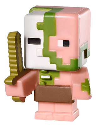 Figura Minecraft - Zombie Pigman - Mini Mattel