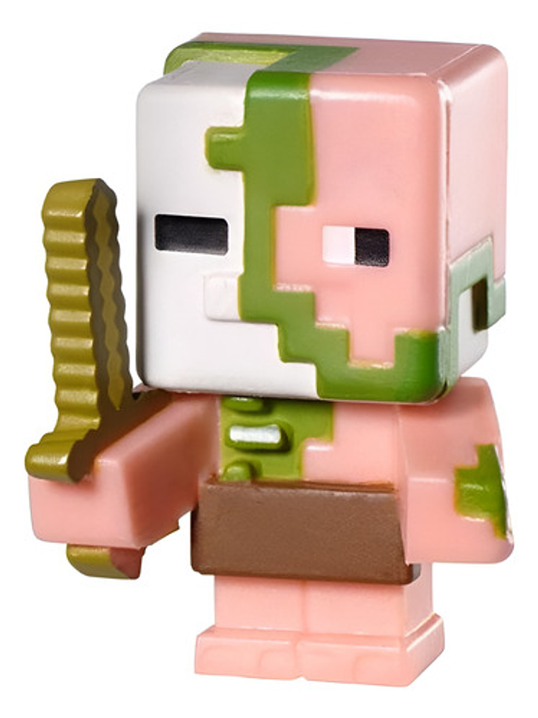 Figura Minecraft - Zombie Pigman - Mini Mattel 1