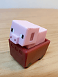 Figura Minecraft - Pig In Minecart (ball) - Mini Mattel - Miniatura 1