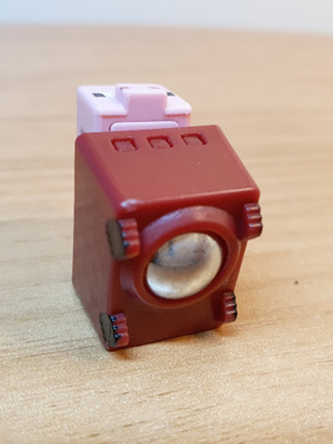 Figura Minecraft - Pig In Minecart (ball) - Mini Mattel 3