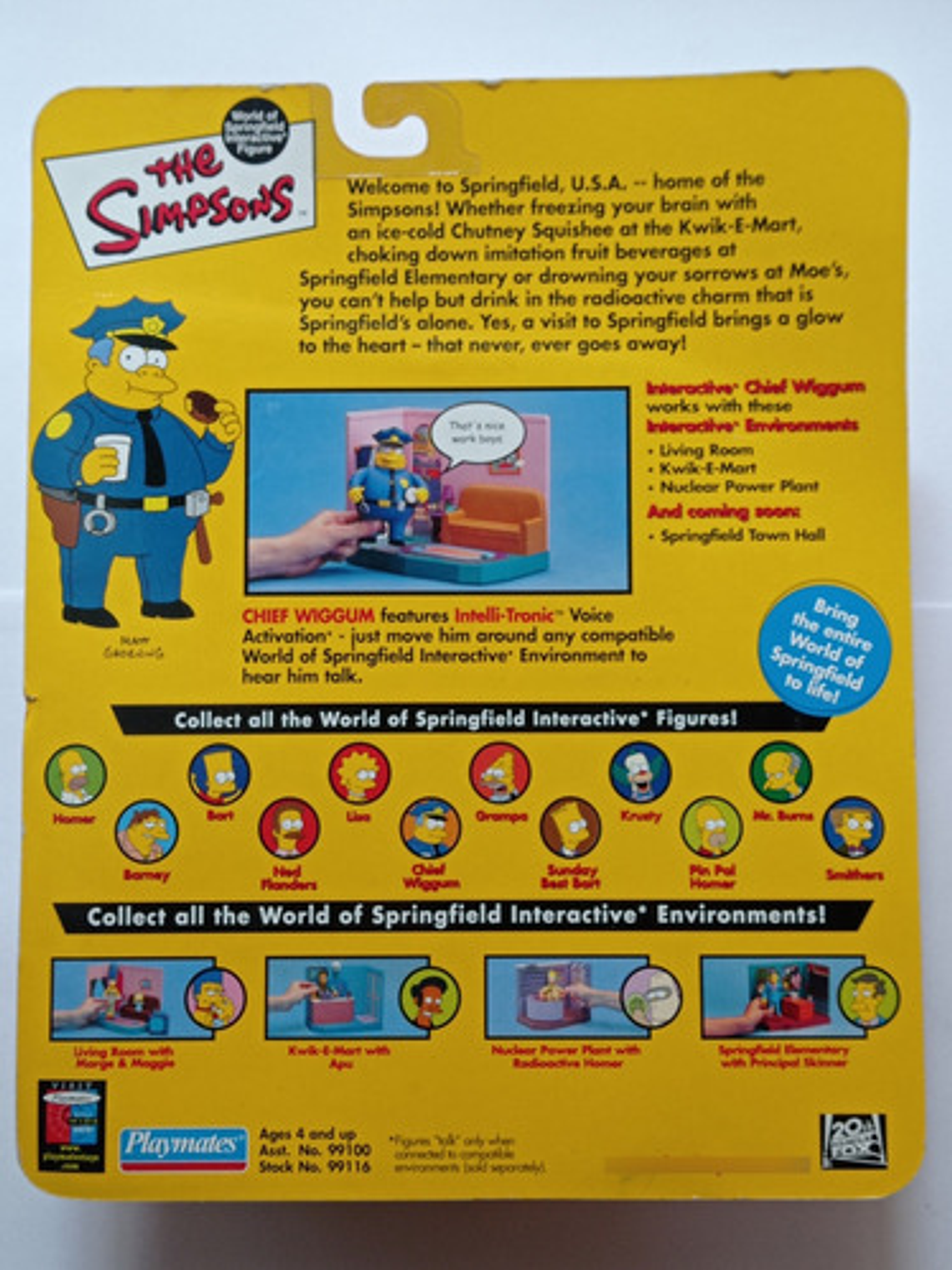Chief Wiggum 2000 Simpsons World Of Springfield 5