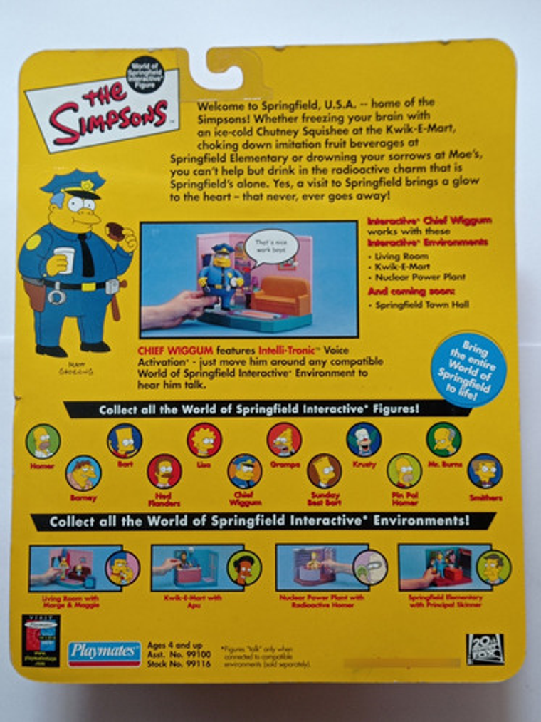 Chief Wiggum 2000 Simpsons World Of Springfield 5