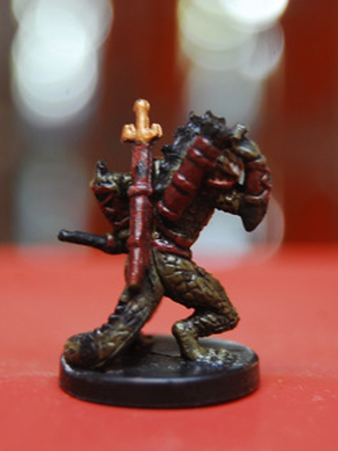 Poison Dusk Lizardfolk #40 War Of The Dragon Queen Miniatura 4