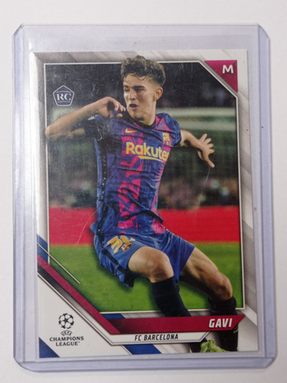Carta Topps Gavi 50 Barcelona 2022 Champions League 1