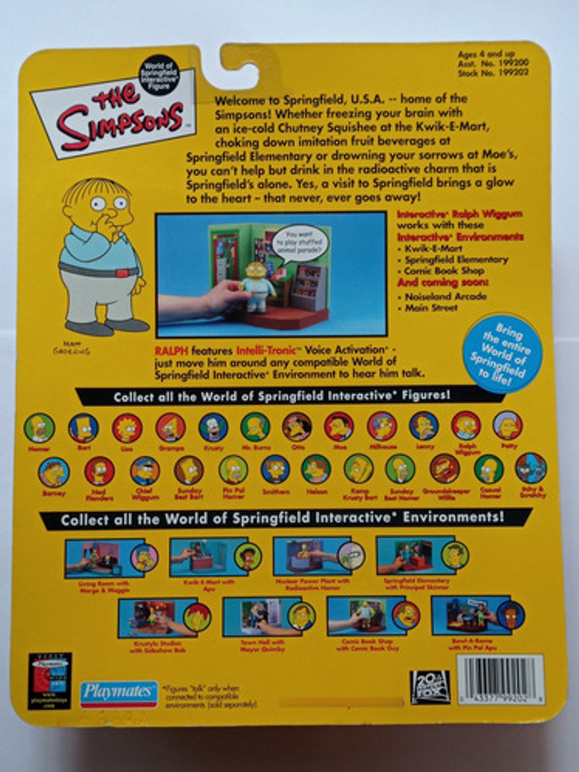 Ralph Wiggum 2001 Simpsons World Of Springfield 5