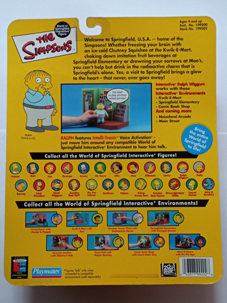 Ralph Wiggum 2001 Simpsons World Of Springfield 5